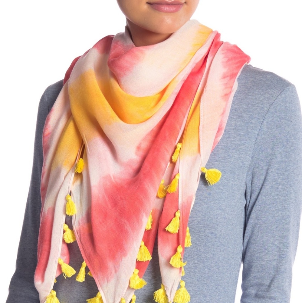 NWT Rebecca Minkoff Tie & Dye Square Scarf